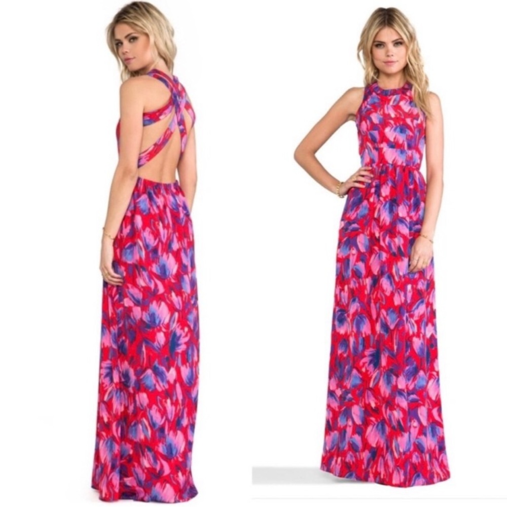 Lovers and Friends Kitty Cat Floral Maxi Dress